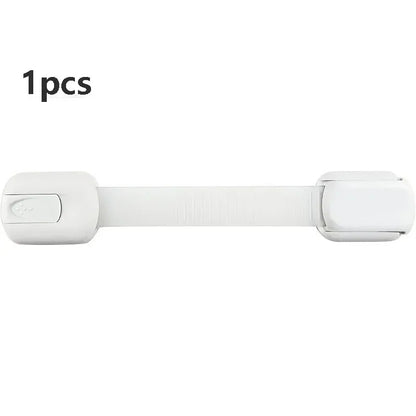 Baby Safety Lock Drawer Child Safety Cabinet Locks Adhesive Cabinet Drawer Door Latches Baby Safe Straps - 1PC