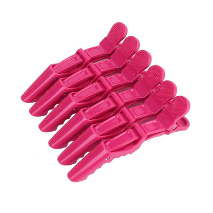 6PCS Alligator Hair Clips Hairdressing Clamps Claws Section Clip Barber Crocodile Hairpin Salon Styling Tools Hair Accessorie