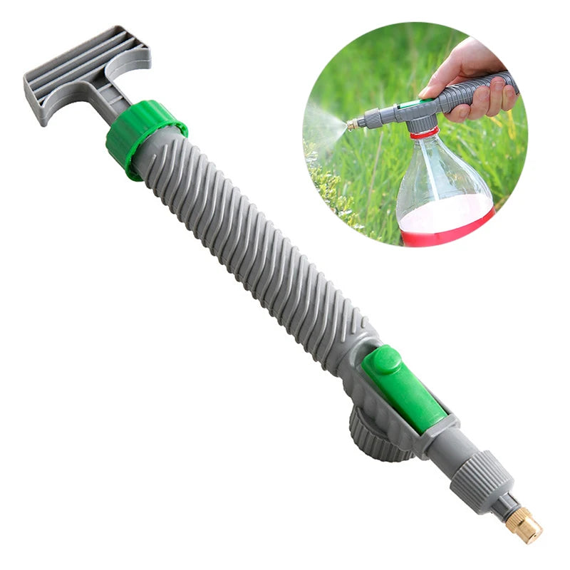 High Pressure Air Pump Manual Sprayer Adjustable Drink Bottle Spray Head Nozzle Garden Watering Tool Sprayer Agriculture Tool