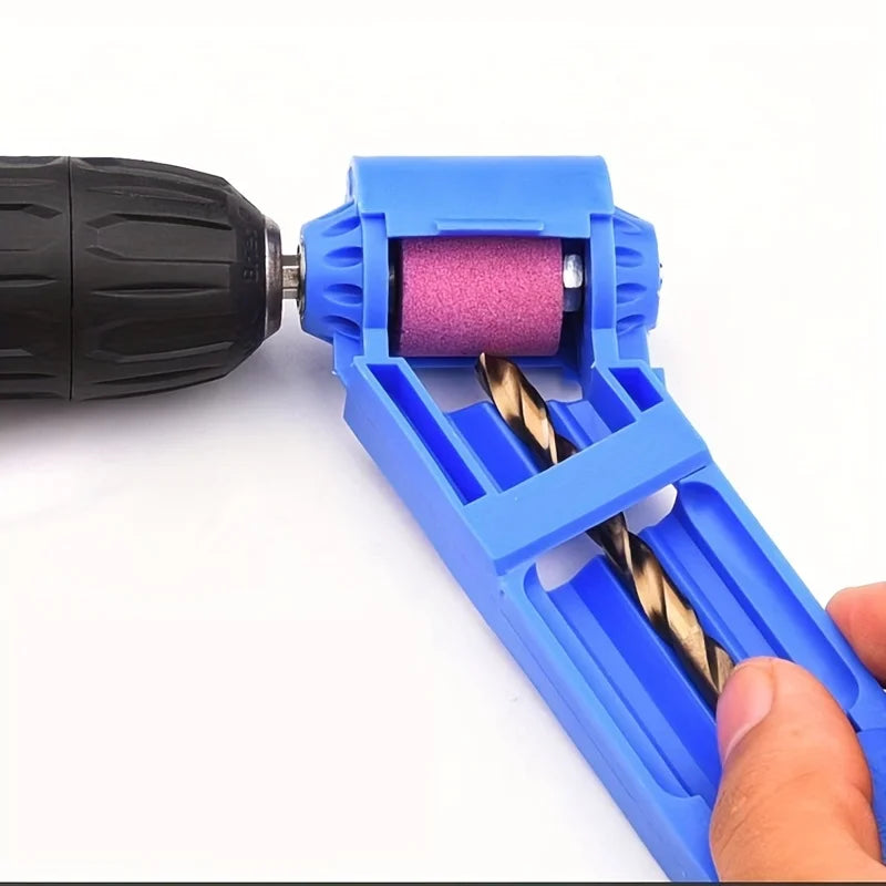1pc Portable Drill Bit Sharpener With Grinding Wheel For Quick And Easy Sharpening Of Nail Drill Bits, Sharp And Ready