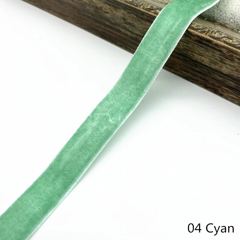 6-38mm Velvet Ribbon Wedding Party Decoration Handmade Gift Wrapping Hair Bowknot DIY Christmas #RoLi03