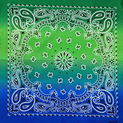 New Fashion Hip Hop 100% Cotton Bandana Square Scarf 55cm*55cm Black Red Paisley Headband Printed For Women/Men/Boys/Girls - 