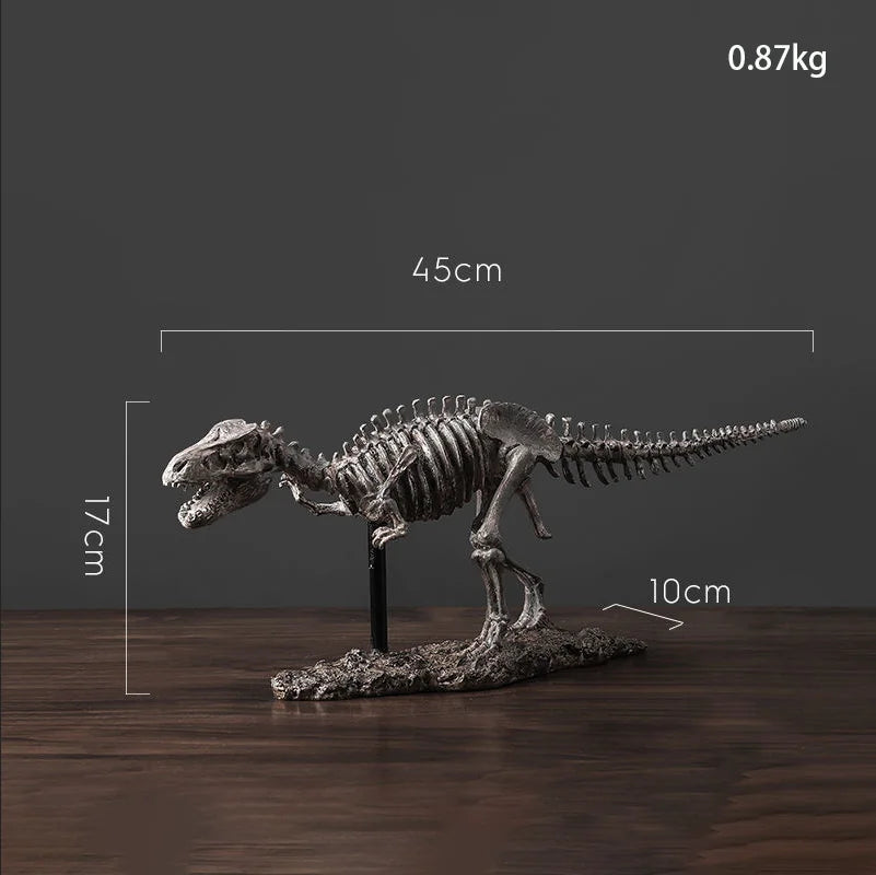 Simulated Dinosaur Fossil Model Resin Accessories Art Home Living Room Statue Decoration Items Study Office Sculpture Ornamen