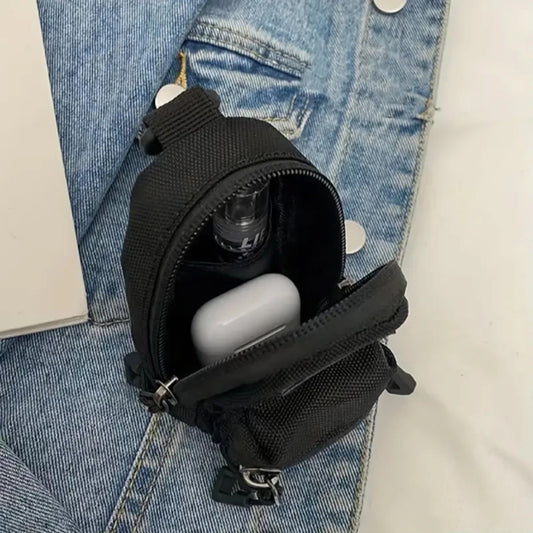 Fashionable Korean-style Outdoor Coin Purse, Exquisite Ladies' Single-Shoulder Bag, Travel Headphones, Storage Coin Purse, 1 