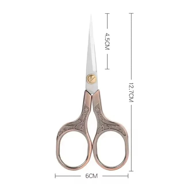 Sharp Durable Stainless Steel Antique Scissors Professional Fabric Embroidery Vintage Tailor Thread Scissor for Sewing Shears
