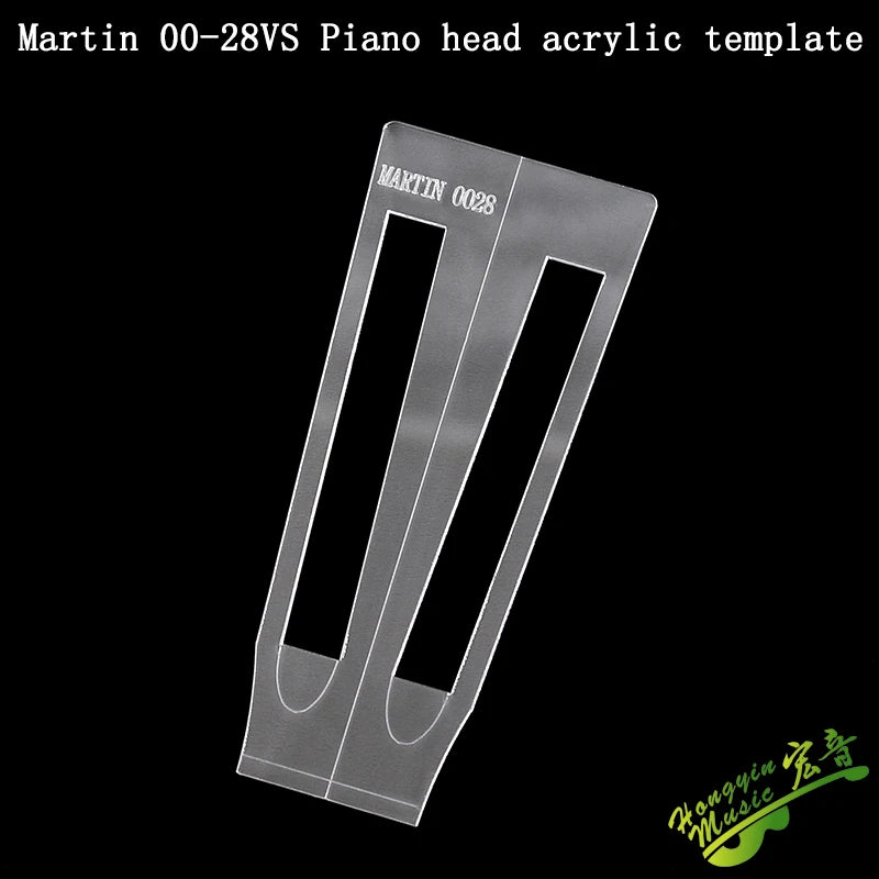 Guitar Head Template Electric Guitar Acoustic Guitar Ukulele Transparent Acrylic Template Guitar Making Mold - MD 00-28VS