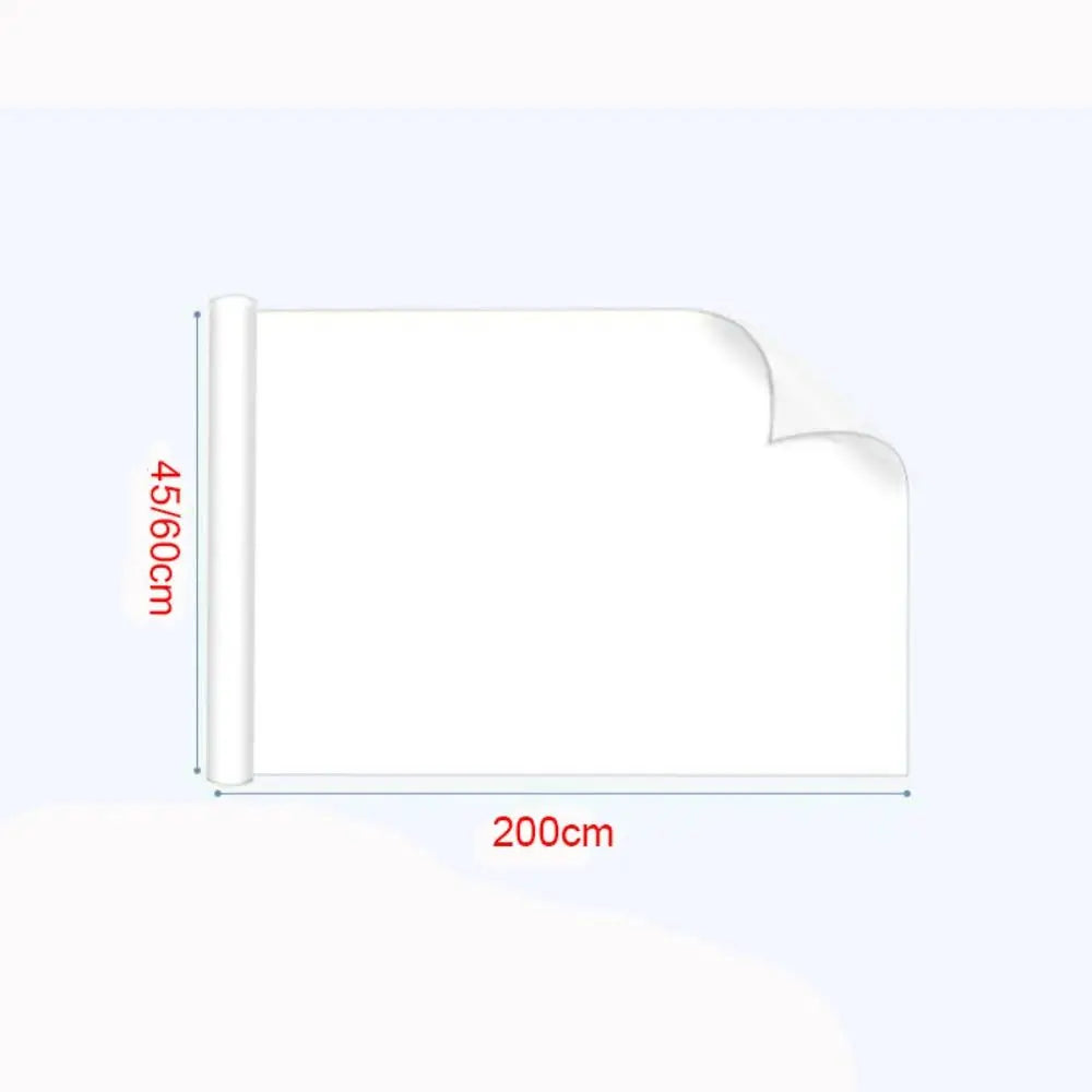 Electrostatic Whiteboard Sticker Reusable Removable Teaching Graffiti Drawing Board Household PP Erasable Whiteboard