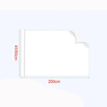 Electrostatic Whiteboard Sticker Reusable Removable Teaching Graffiti Drawing Board Household PP Erasable Whiteboard