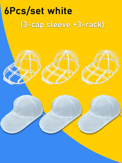 2Pcs/set Hat washing set, baseball duckbill cap, washing and sun drying integrated, non deformed machine wash protective rack