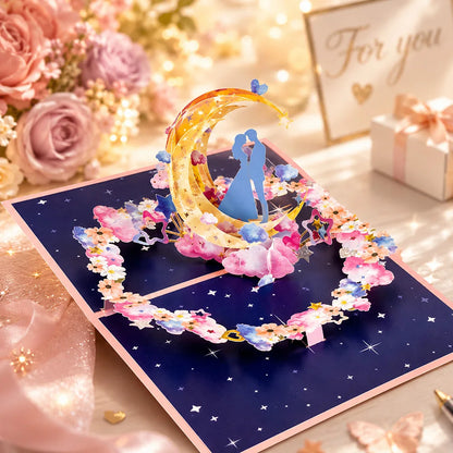 3D Pop Up Flower Greeting Cards Wedding Card Anniversary Thanksgiving Valentines Day Birthday Gift Thank You Card Handmade Ca