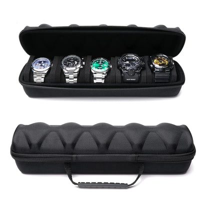 Watch Box Organizer Watch Travel Case Portable Storage Watch Display Holder for Wristwatches and Smart Watches Men Women Gift