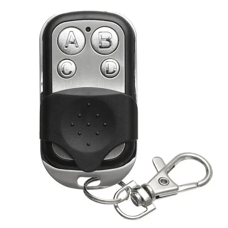 433MHz 4Button ABCD/Lock Unlock Remote Control Metal Push Button Transmitter Universal 4 Buttons Garage Door Opener Remote