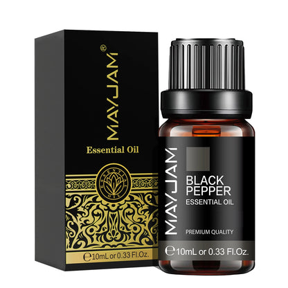 MAYJAM 10ML Essential Oil Lavender Jasmine Eucalyptus Vanilla Sandalwood Bergamot Rosemary Citronella Cinnamon Fragrance Oil 