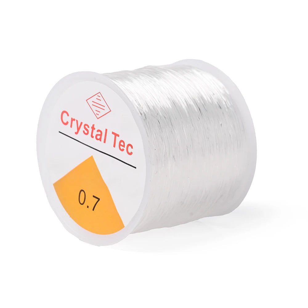 iYOE 0.5-1.5mm Elastic Cord String Transparent Elastic Thread For Jewelry Making Diy Bracelet Necklace Beaded Accessories - 0