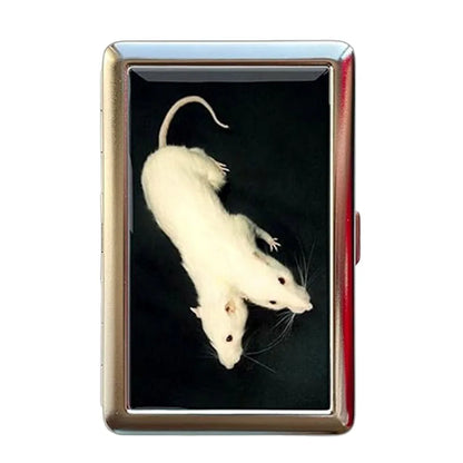 Vintage-Style Vintage Card Case Versatile Design Metal Material Cash Case Multi-function Easy Snap Metal Case - Style 6