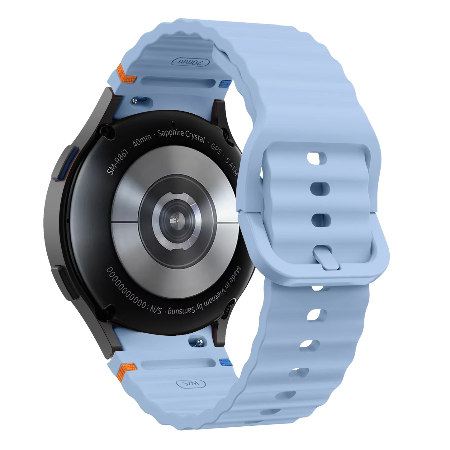 Original Silicone Band for Samsung Galaxy Watch 7 FE 6 4 Classic 5 Pro 44mm 40mm 43mm 47mm 45mm Bracelet Galaxy Watch6 7 Stra