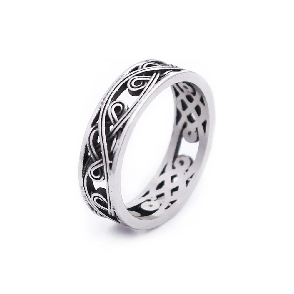 Fashion 316L Stainless Steel Simple Rings For Men Women Punk Hip Hop Square Band Flat Top Signet Ring Charm Party Jewelry Gif