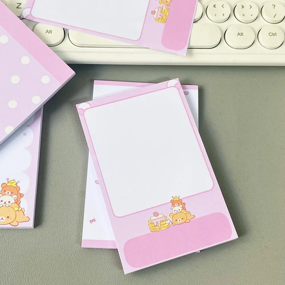 kawaii Rilakkuma notebooks Anime Relax Bear a7 binder journal kids school note stationery Notepad Office Supplies gift Hot sa