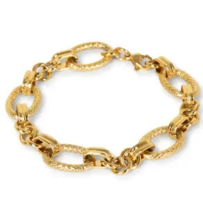 Stainless Steel Heart-shaped Ladies Elegant Bracelet For Women Crystal Bangle - F33