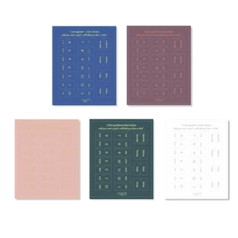 10 Sheets Monthly Separator Tabs Monthly Tabs Index Sticker for Office Study - for Jazz.
