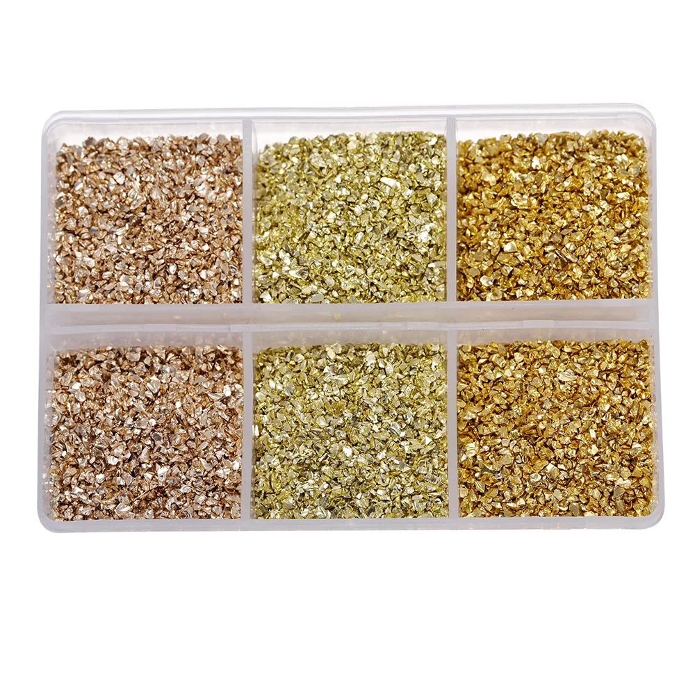 30g/Box Crushed Glass Stones Resin Filling Irregular Broken Stone for DIY Epoxy Resin Mold Crafts Nail Art Decoration Materia