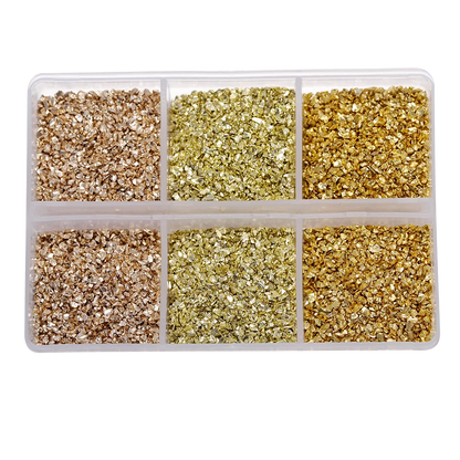 30g/Box Crushed Glass Stones Resin Filling Irregular Broken Stone for DIY Epoxy Resin Mold Crafts Nail Art Decoration Materia