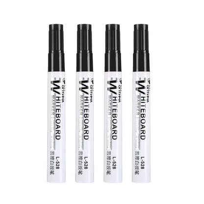4/10 Pcs Set Erasable Magnetic Whiteboard Marker Pen Blackboard Marker Chalk Glass Ceramics Office School Art Marker Statione
