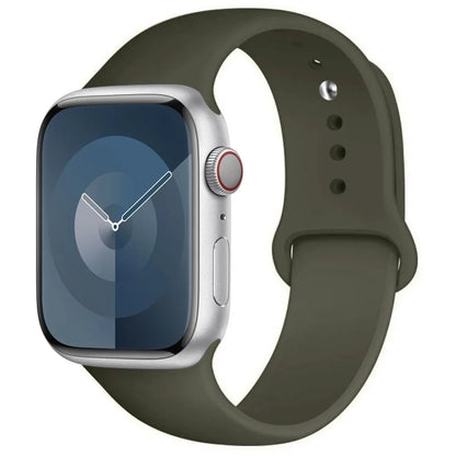Silicone Band For Apple Watch strap 44mm 45mm 40mm 41mm 42-38mm 45 mm sport bracelet iwatch series 8 7 6 5 4 3 SE 9 Ultra 2 4