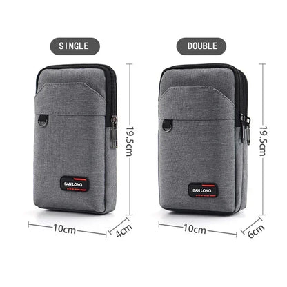 Waterproof Waist Bag Purse Single/double Layer Outdoor Waist Fanny Pack Men Phone Pouch Camping Hunting Tactical Bag with Bel