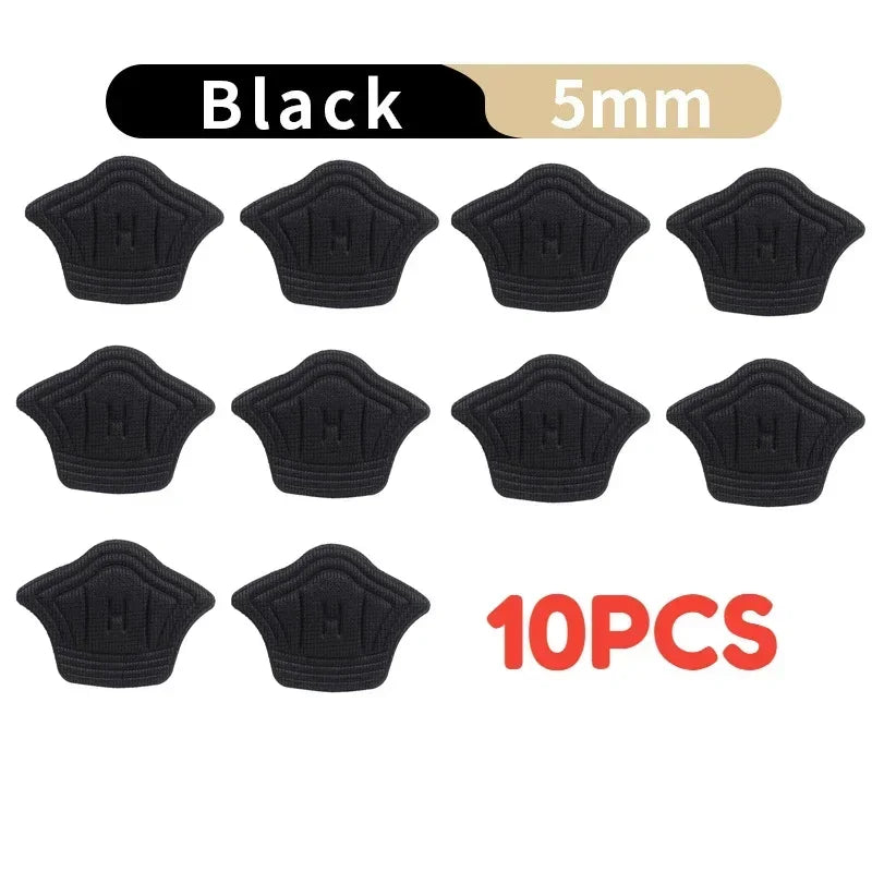 10pcs/set Insoles for Shoes Patch Heel Pads for Shoes Adjustable Size Feet Pad Insole Adhesive Back Sticker Shoes Insert Inso