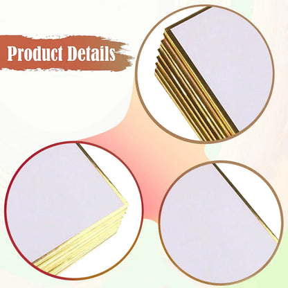 10Pcs Shikishi Boards Blank Art Cards Arts and Crafts Supplies Washi Paper for Cosplay