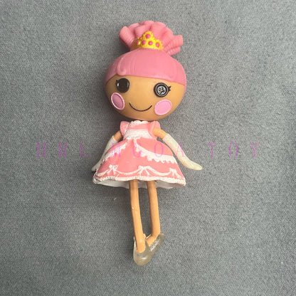 Original Lalaloopsy 8-10cm Little Sister and Pet Dolls PVC Holiday Gift Collection Pvc Toys - A12-1PC