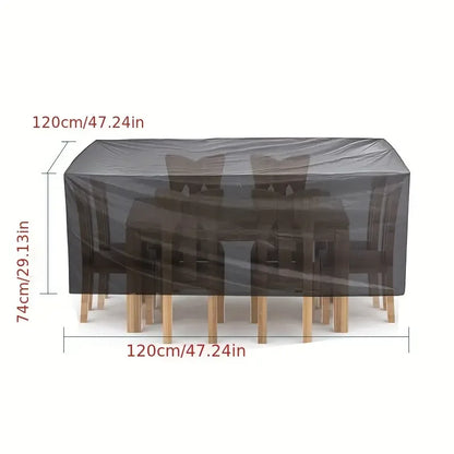 218 Sizes of Patio Furniture Covers, Table and Chair Covers, Waterproof, Dustproof, UV-proof 210D Oxford Cloth Protective Cov