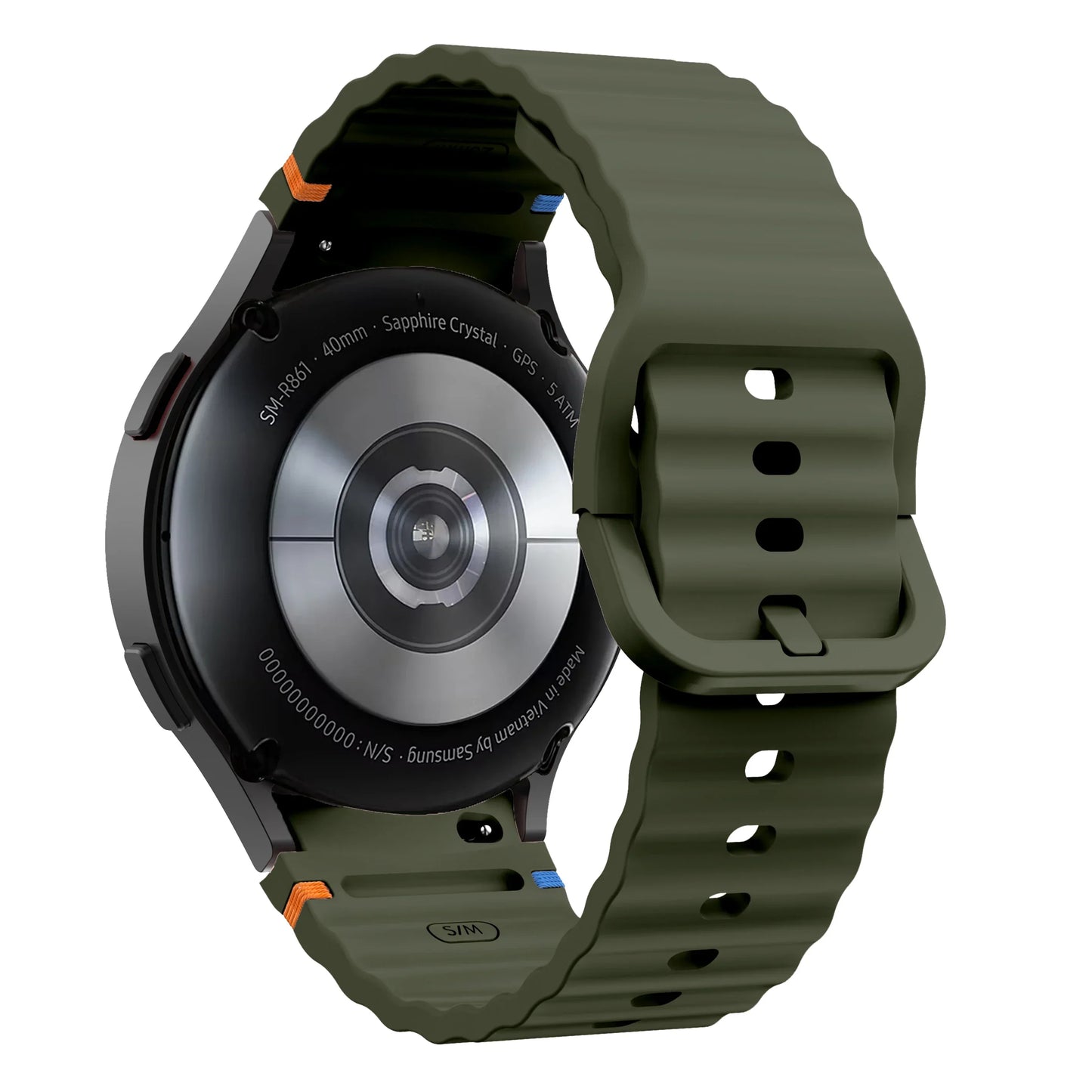 Original Silicone Band for Samsung Galaxy Watch 7 FE 6 4 Classic 5 Pro 44mm 40mm 43mm 47mm 45mm Bracelet Galaxy Watch6 7 Stra