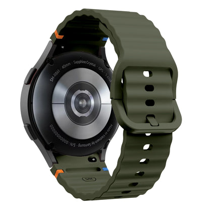 Original Silicone Band for Samsung Galaxy Watch 7 FE 6 4 Classic 5 Pro 44mm 40mm 43mm 47mm 45mm Bracelet Galaxy Watch6 7 Stra