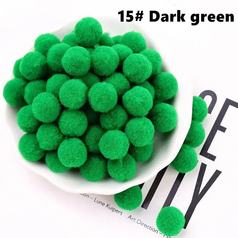 Mini Fluffy Soft Pom Poms Pompoms Ball,Handmade Craft Toys,Wedding Christmas Decor,DIY Sewing Supplies,8mm,10mm,15mm,20mm,30m