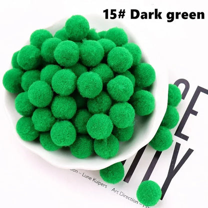 Mini Fluffy Soft Pom Poms Pompoms Ball,Handmade Craft Toys,Wedding Christmas Decor,DIY Sewing Supplies,8mm,10mm,15mm,20mm,30m