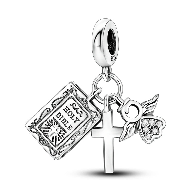 925 Sterling Silver Charms Beads Pendant Tree of Life Dog Elephant Love Heart Charm Fit Original Bracelet DIY Women Jewelry G