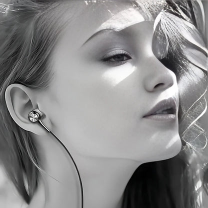 3.5mm Wired Earphone In Ear Headset HIFI Heavy Bass Earbuds Monitor Sports Headset Stereo Music Gaming Headphone With Microph