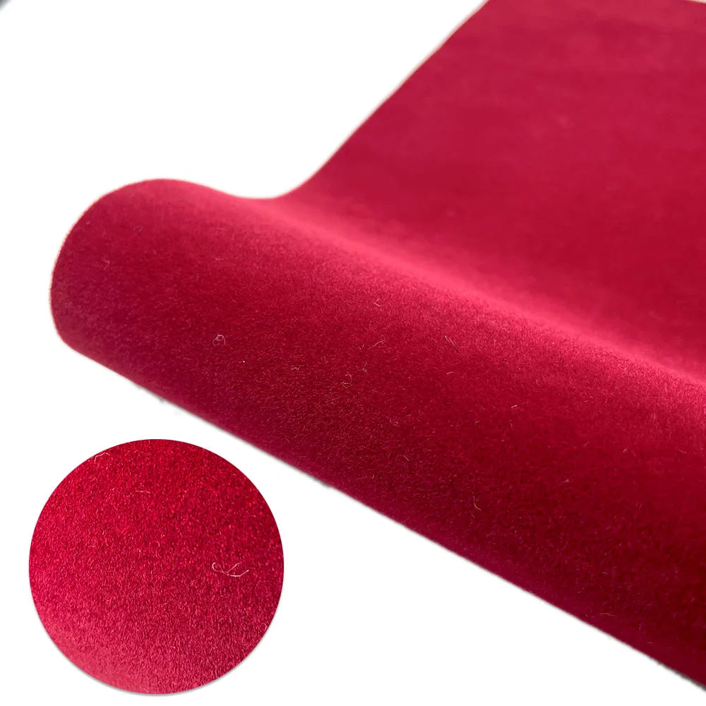 20 X 15 cm / 20 X 145 cm / 40 X 145 cm Self-adhesive Velvet Flock Liner Jewelry Contact Paper Craft Fabric Sticker Multi Colo