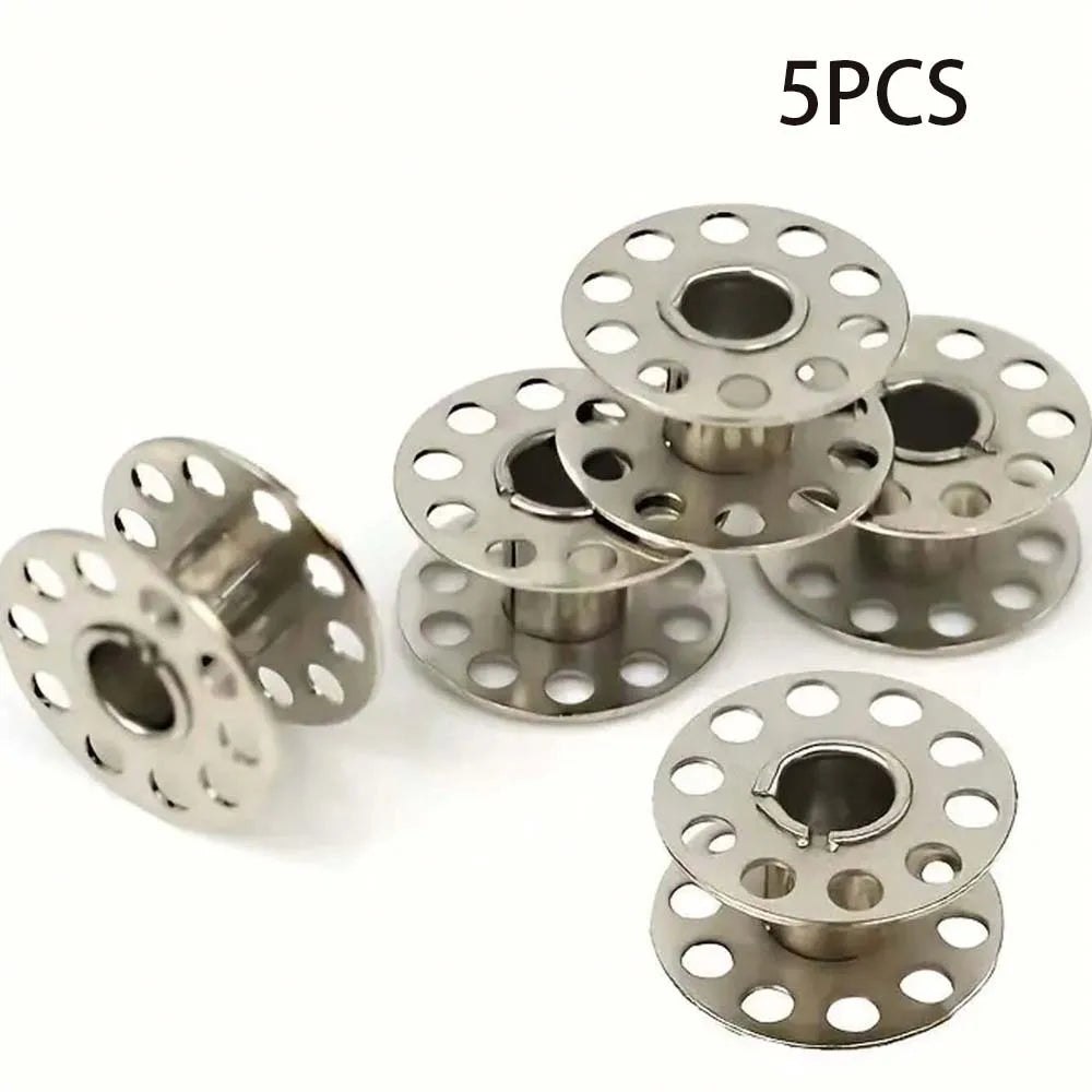 12/24PCS Stainless Steel Sewing Machine Bobbins - Durable Metal Construction for Brother Sewing Machine, Essential Sewing Cra
