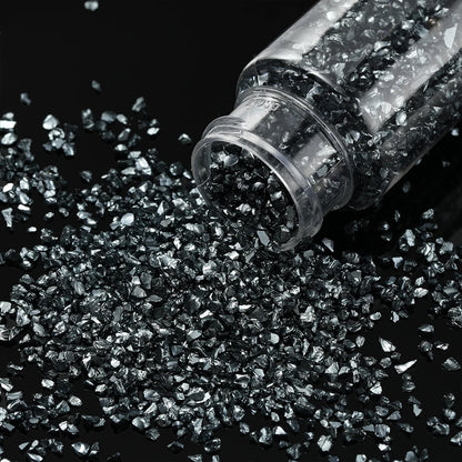 30g/Bottle Glass Crushed Stones Resin Fillings for DIY Epoxy Resin Mold Irregular Crystal Nail Art Decoration Jewelry Making 