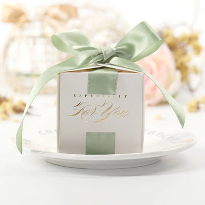 New Wedding Favors Gift Box Souvenirs Gift Box With Ribbon Candy Boxes For Christening Baby Shower Birthday Event Party Suppl