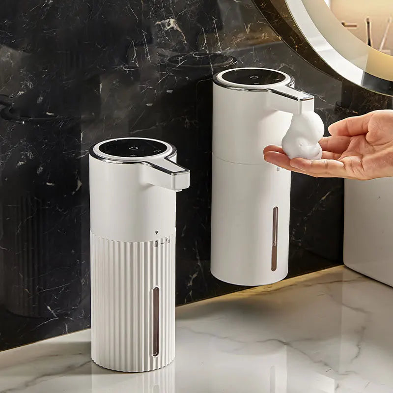 350ml Multifunctional Automatic Soap Dispenser Touchless Foam/Gel Dispenser 4 Level Wall Mount Hands Free Auto