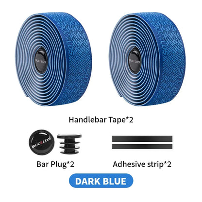 BUCKLOS Bicycle Handlebar Tapes Road Bicycle Handlebar Tape Anti-slip Waterproof Cycling Bar Wrap Road Bike Accessories