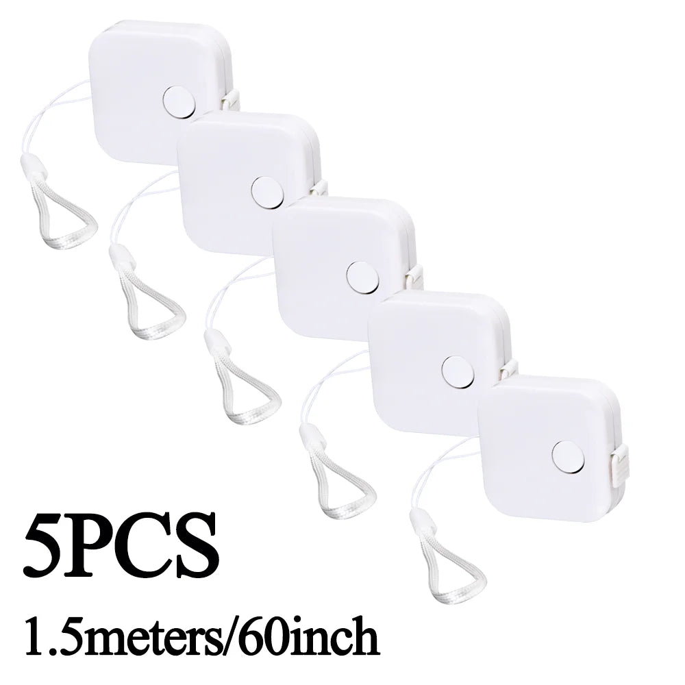 Sewing Tape Measure Dual Sided Retractable Ruler with Push Button Ruler for Weight Loss Medical Body Measurement Tailor Tool 