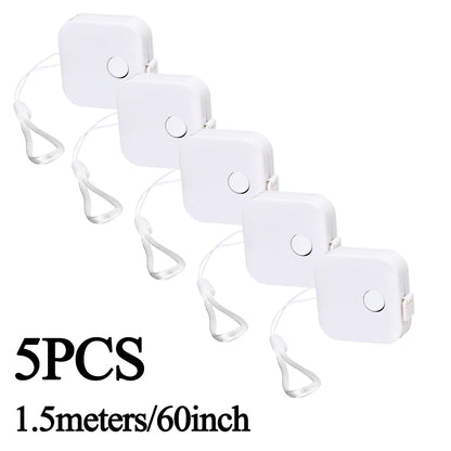 Sewing Tape Measure Dual Sided Retractable Ruler with Push Button Ruler for Weight Loss Medical Body Measurement Tailor Tool 