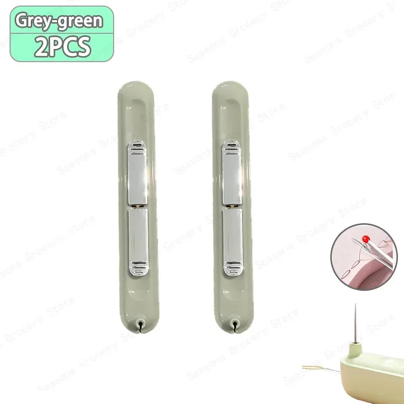 2 In 1 Needle Threader and Seam Ripper Tool Multifunctional Sewing Thread Remover Cross Stitch Crafting Accessories Easy Use 
