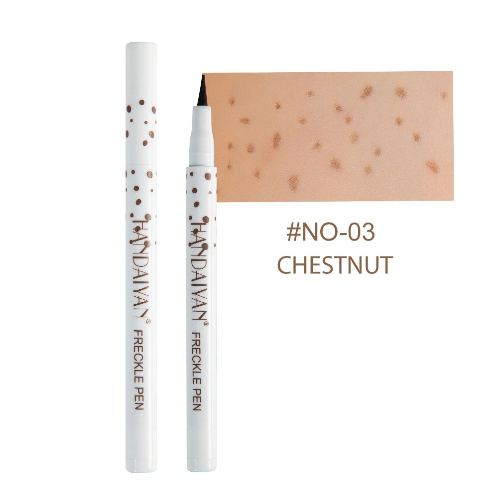 HANDAIYAN Natural Fake Freckle Pen Quick-Drying Waterproof Spot Pencil Makeup Tool for Facial Lifelike Fake Freckles Cosmetic