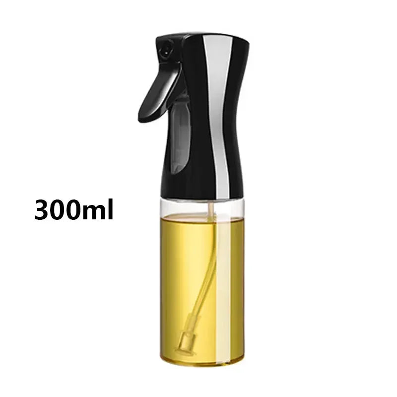 200/300/500mlOil Spray Plastic Household Kitchen Oil Spray Bottle Or Oil Brush Nebulizing Mist Filling Cooking Dual Use BBQ -